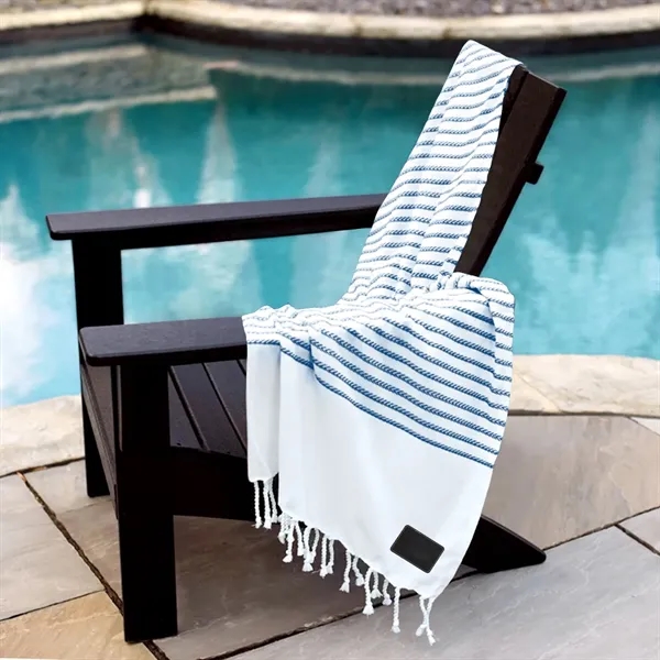 Recycled beach blanket with sand resistance.... from ASI 68507 The Magnet Group