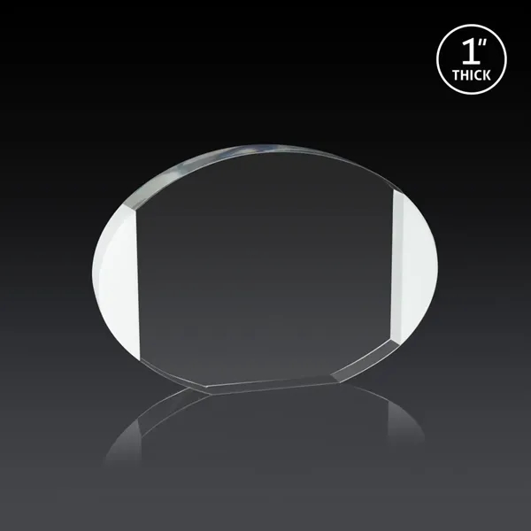 The Darwin combines clear oval optical crystal with white crystal edging... from ASI 84592 St Regis Group / St Regis