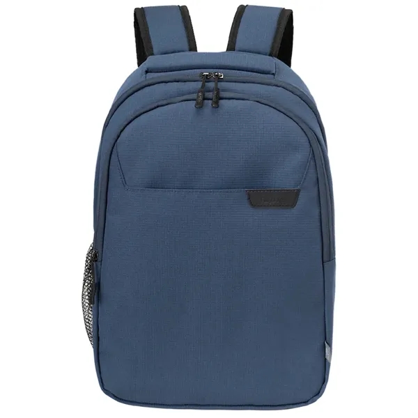 Recycled heather backpack with 13.5" laptop sleeve and two organizer pockets.... from ASI 39552 BEL Promo