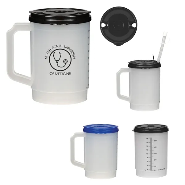 20 oz. polypropylene medical tumbler with a lid, 9" flexi straw,... from ASI 61125 Hit Promotional Products / Hit®