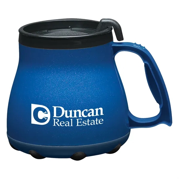 16 Oz. Low Rider Desk Mug. Double Wall Construction For Insulation... from ASI 61125 Hit Promotional Products / Hit®