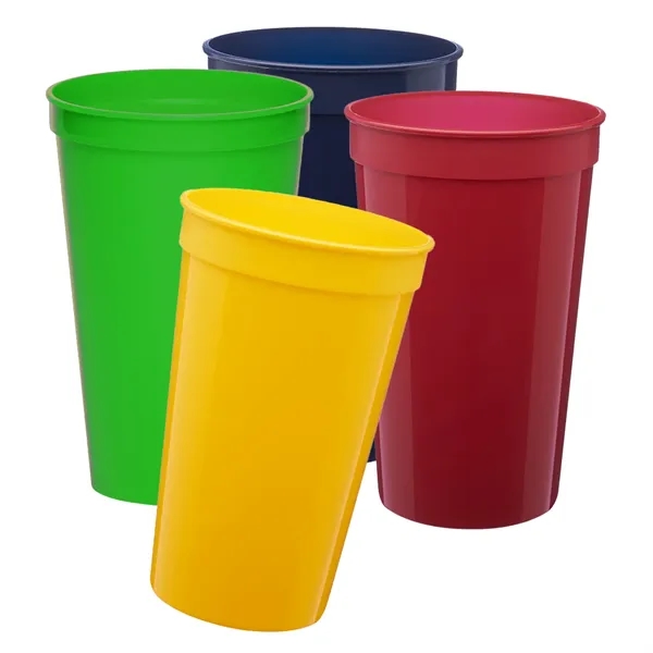 BPA-free recyclabe plastic stadium cup of  22 oz. capacity plus... from ASI 37218 Athena Promo (tm)
