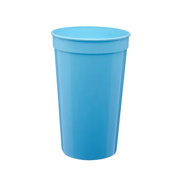 BPA-free recyclabe plastic stadium cup of  22 oz. capacity plus... from ASI 37218 Athena Promo (tm)