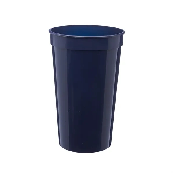 BPA-free recyclabe plastic stadium cup of  22 oz. capacity plus... from ASI 37218 Athena Promo (tm)