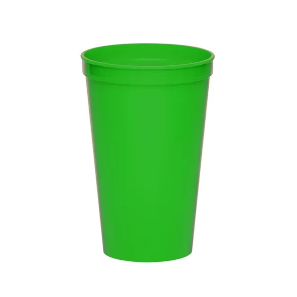 BPA-free recyclabe plastic stadium cup of  22 oz. capacity plus... from ASI 37218 Athena Promo (tm)