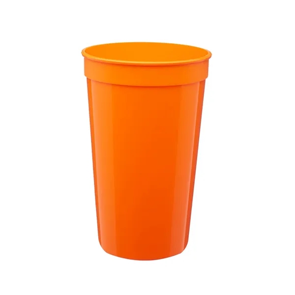 BPA-free recyclabe plastic stadium cup of  22 oz. capacity plus... from ASI 37218 Athena Promo (tm)