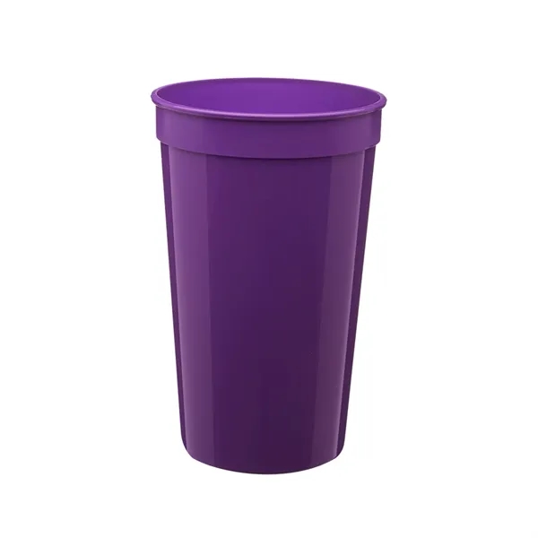 BPA-free recyclabe plastic stadium cup of  22 oz. capacity plus... from ASI 37218 Athena Promo (tm)
