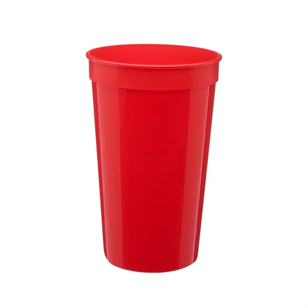 BPA-free recyclabe plastic stadium cup of  22 oz. capacity plus... from ASI 37218 Athena Promo (tm)