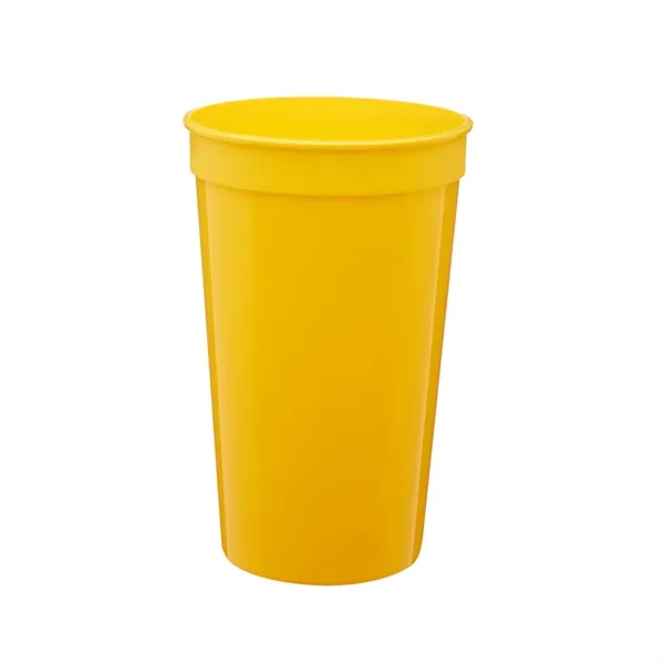 BPA-free recyclabe plastic stadium cup of  22 oz. capacity plus... from ASI 37218 Athena Promo (tm)