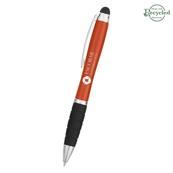 Twist-action pen with a light, stylus, and rubber grip for better... from ASI 61125 Hit Promotional Products / Hit®
