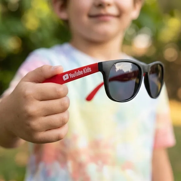 Rubberized sunglasses made of polypropylene with UV400 lenses that provide 100%... from ASI 61125 Hit Promotional Products / Hit®