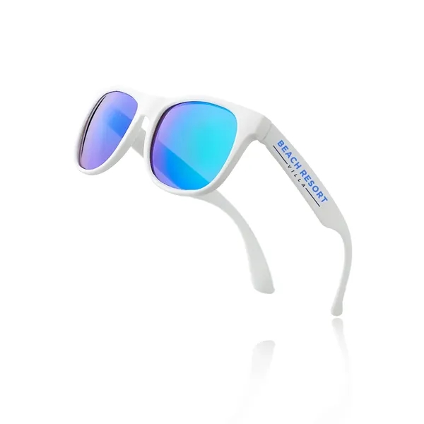 Polycarbonate sunglasses with mirrored lenses featuring UV 400 protection.... from ASI 39552 BEL Promo