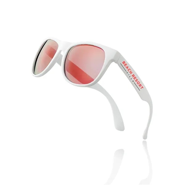 Polycarbonate sunglasses with mirrored lenses featuring UV 400 protection.... from ASI 39552 BEL Promo