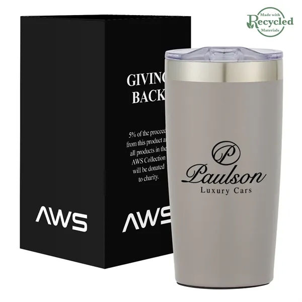 20 oz. AWS two-tone Himalayan tumbler for taking a drink wherever... from ASI 61125 Hit Promotional Products / Hit®