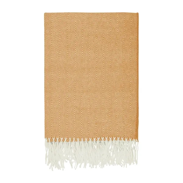 Eastport herringbone blanket for cozying up on the couch or adding... from ASI 61125 Hit Promotional Products / Hit®