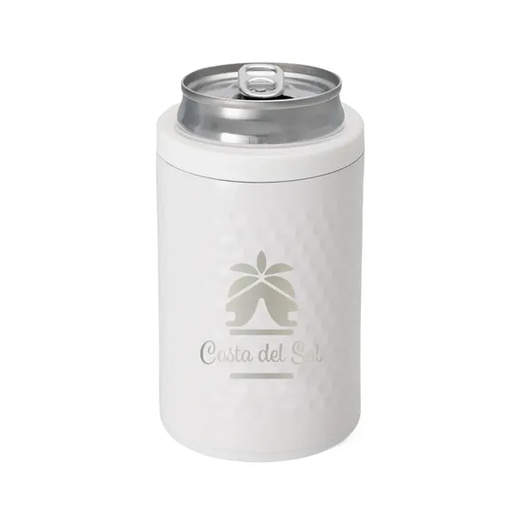 12 ounce stainless steel can cooler with triple insulation technology.... from ASI 61125 Hit Promotional Products / Hit®