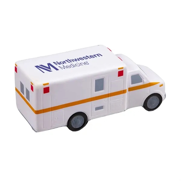 Ambulance-shaped, PU foam stress reliever.... from ASI 63549 Jornik Manufacturing Corp