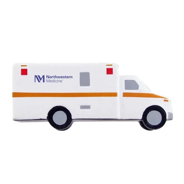 Ambulance-shaped, PU foam stress reliever.... from ASI 63549 Jornik Manufacturing Corp