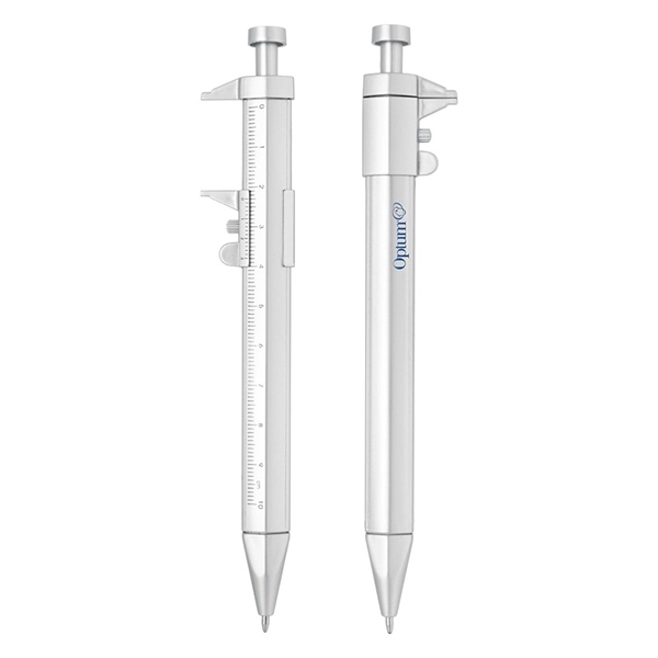 Multifunctional scale ruler vernier caliper ballpoint pen. Pen barrel with 10... from ASI 68190 Lungsal / Lungsal