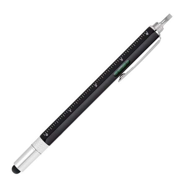 Multi-functional twist-action pen with a ruler, stylus, screwdriver, level and comfort... from ASI 68190 Lungsal / Lungsal