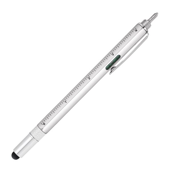 Multi-functional twist-action pen with a ruler, stylus, screwdriver, level and comfort... from ASI 68190 Lungsal / Lungsal