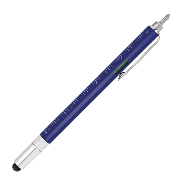 Multi-functional twist-action pen with a ruler, stylus, screwdriver, level and comfort... from ASI 68190 Lungsal / Lungsal