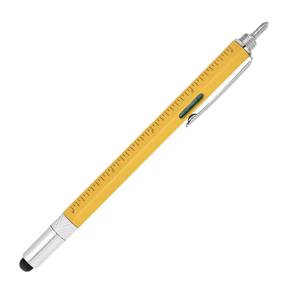 Multi-functional twist-action pen with a ruler, stylus, screwdriver, level and comfort... from ASI 68190 Lungsal / Lungsal