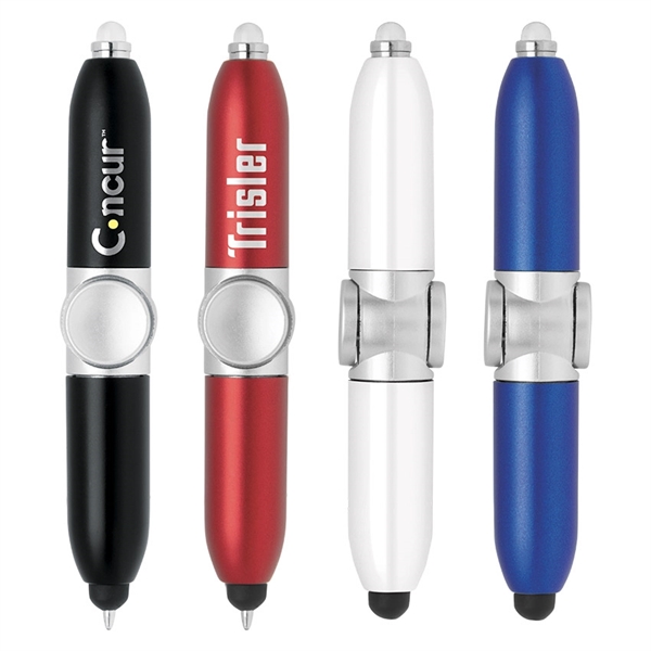 4 in 1 fidget spinner, stylus, LED flashlight, and ballpoint pen.... from ASI 68190 Lungsal / Lungsal