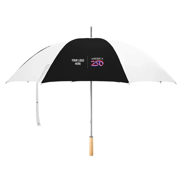 America250™ 60" Arc Golf Umbrella... from ASI 61125 Hit Promotional Products / Hit®