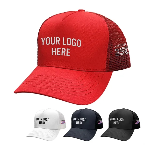 America250™ 5 Panel Trucker Cap... from ASI 61125 Hit Promotional Products / Hit®