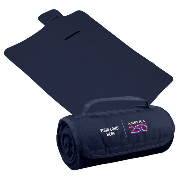 America250™ Recycled Roll-Up Blanket... from ASI 61125 Hit Promotional Products / Hit®