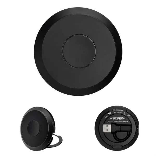 Wireless Multi-Charger With Kickstand... from ASI 61125 Hit Promotional Products / Hit®
