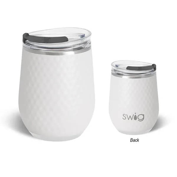 Item #56136 12 Oz. Swig Life™ Golf Ball Stainless Steel Stemless Wine...