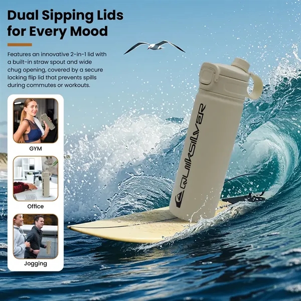 Quiksilver Laguna 32 oz Stainless Steel Tumbler... from ASI 89320 Starline USA Inc