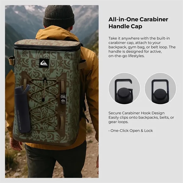 Item #QKS03 Quiksilver Catalina 24 oz Stainless Steel Tumbler