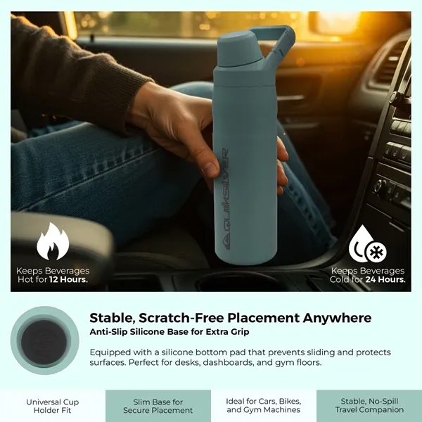 Item #QKS03 Quiksilver Catalina 24 oz Stainless Steel Tumbler