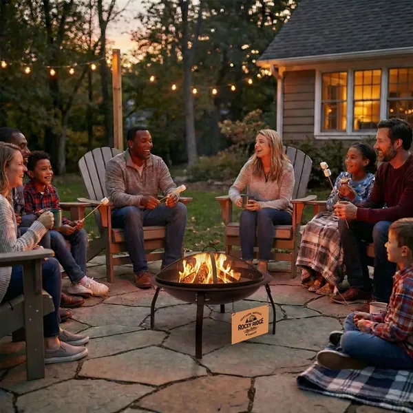 Bring the heat with you with this portable fire pit. Lightweight,... from ASI 87188 Showdown Displays