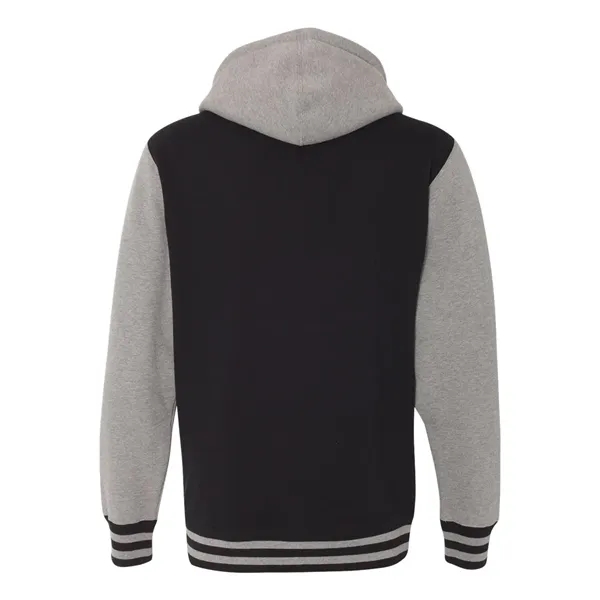 Independent Trading Co. Unisex Varsity Full-Zip Hooded Sweatshirt, blank.... from ASI 84358 S&S Activewear