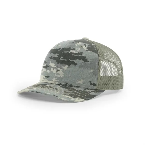 Printed Richardson trucker cap with breathable mesh, ideal for outdoor promotions... from ASI 72657 Active Life Promo / Active Life