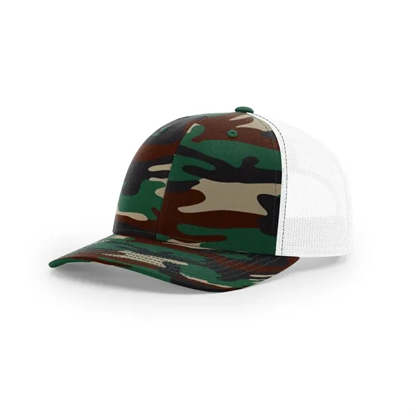Printed Richardson trucker cap with breathable mesh, ideal for outdoor promotions... from ASI 72657 Active Life Promo / Active Life