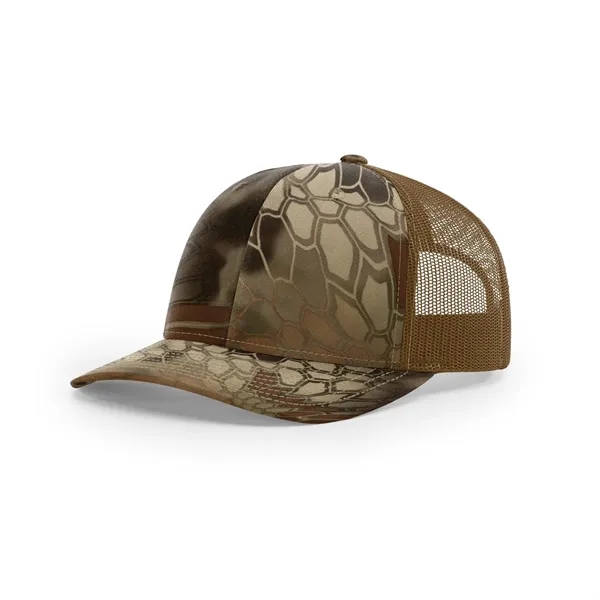 Printed Richardson trucker cap with breathable mesh, ideal for outdoor promotions... from ASI 72657 Active Life Promo / Active Life