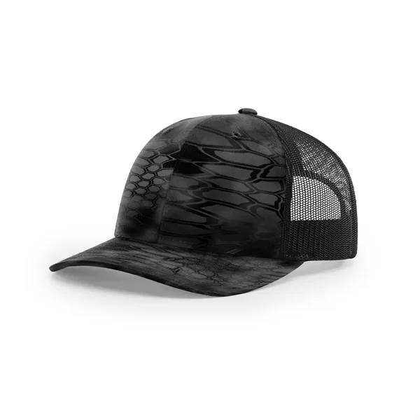 Printed Richardson trucker cap with breathable mesh, ideal for outdoor promotions... from ASI 72657 Active Life Promo / Active Life
