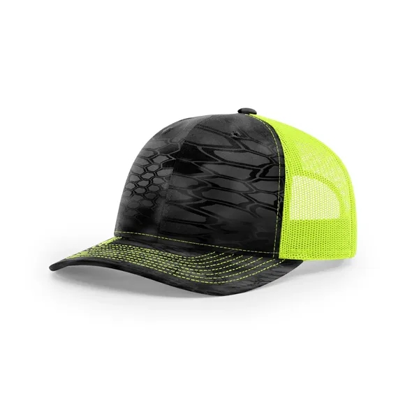 Printed Richardson trucker cap with breathable mesh, ideal for outdoor promotions... from ASI 72657 Active Life Promo / Active Life
