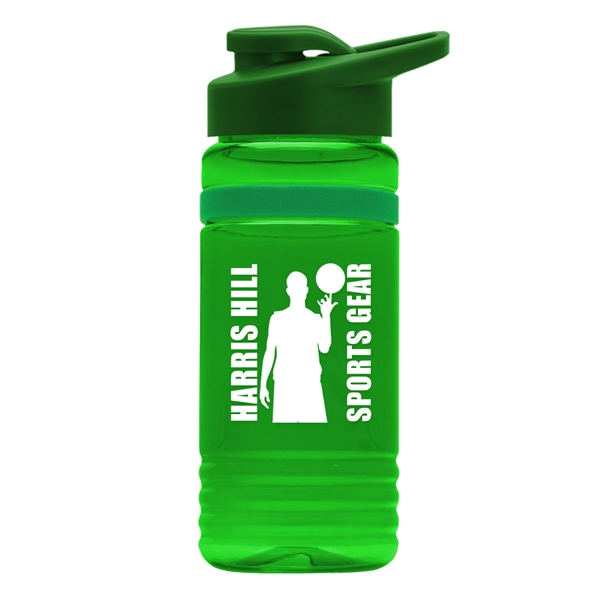 20 Oz. Stripe Bottle with Drink-thru Lid... from ASI 55990 Garyline