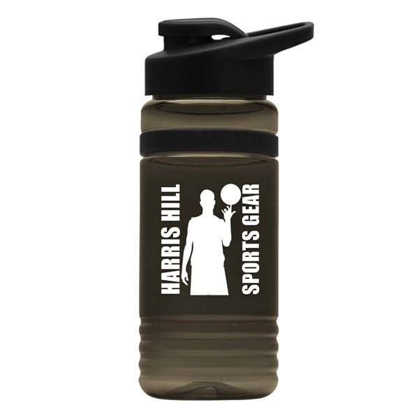 20 Oz. Stripe Bottle with Drink-thru Lid... from ASI 55990 Garyline