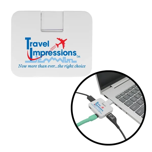 Item #80-44578 Recycled 4-in-1 USB Hub, Full Color Digital