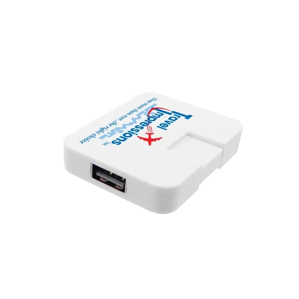 Item #80-44578 Recycled 4-in-1 USB Hub, Full Color Digital