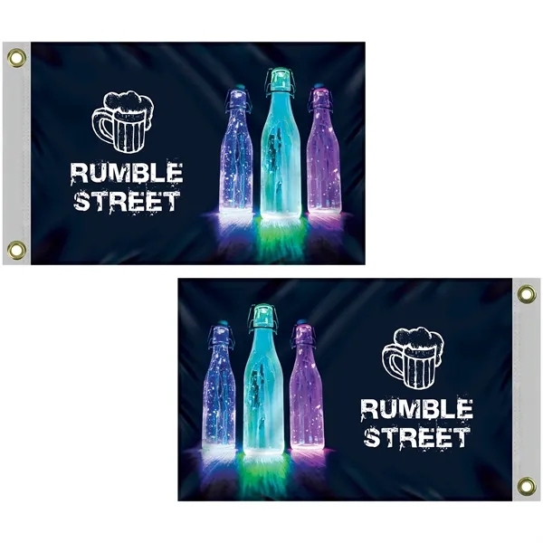 12" x 18" Full color standard double sided printed knitted polyester... from ASI 80228 Quinn