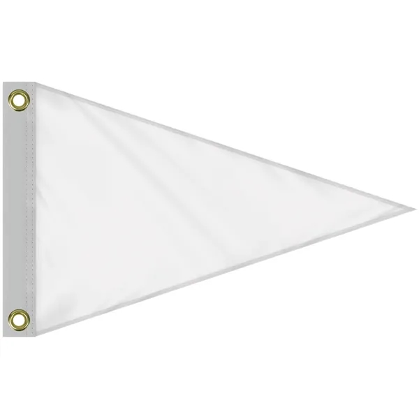 12" x 18" customized digitally printed double sided knitted polyester pennants... from ASI 80228 Quinn