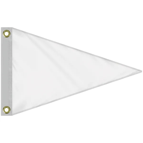 12" x 18" customized single reverse digitally printed knitted polyester pennants... from ASI 80228 Quinn